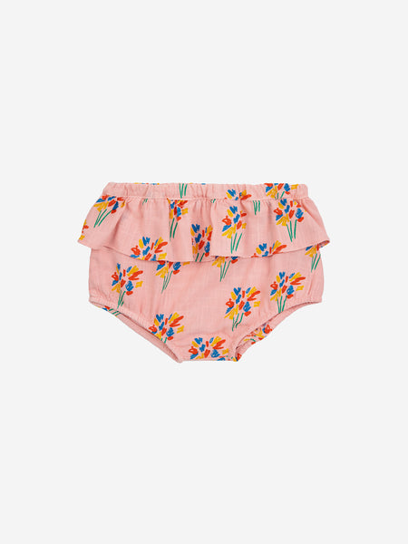 Bobo Choses Baby Pink Fireworks All Over Ruffle Bloomer