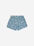 Bobo Choses Baby Light Blue Denim Bobo Circle Shorts