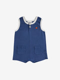 Bobo Choses Baby Navy Tomato Playsuit