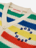 Bobo Choses Baby Multicolor Stripes Cardigan