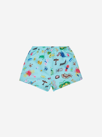Bobo Choses Baby Aqua Funny Insects Swim Shorts