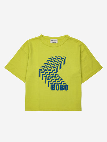 Bobo Choses Light Green Bobo Shadow T-shirt