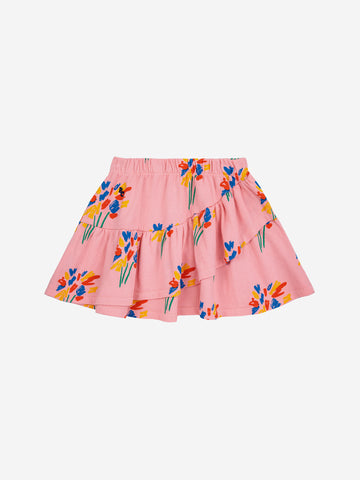 Bobo Choses Pink Fireworks All Over Ruffle Skirt