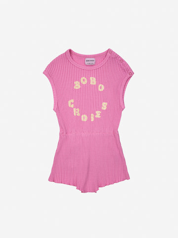 Bobo Choses Pink Bobo Circle Playsuit