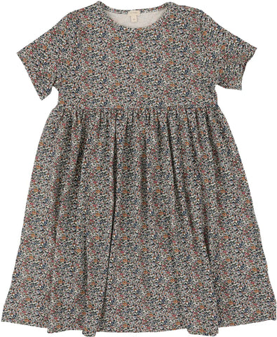 Lil Legs Liberty Print Short Sleeve Dress