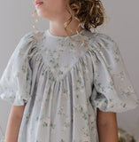 Petite Amalie Cream Bud Chambray Dress