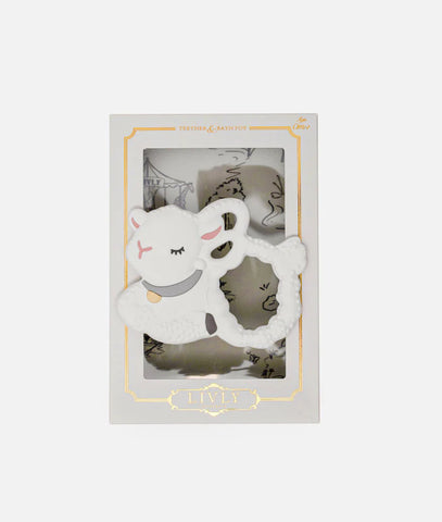 Livly Stockholm Off White Bailey The Sheep Teether