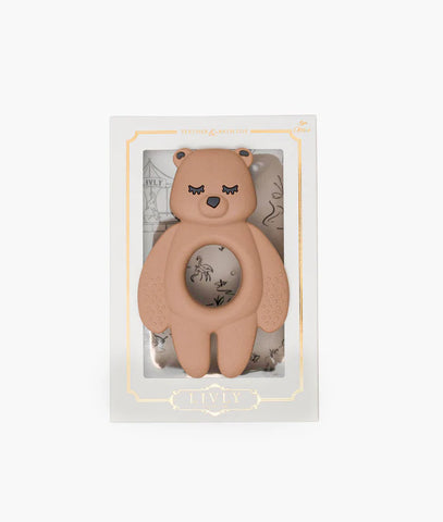 Livly Stockholm Brown Bear Teether