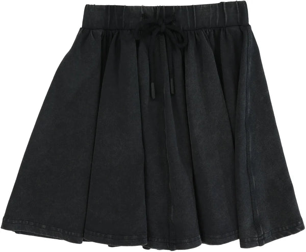 Lil Legs Black Wash Circle Skirt CKT-OFBLA