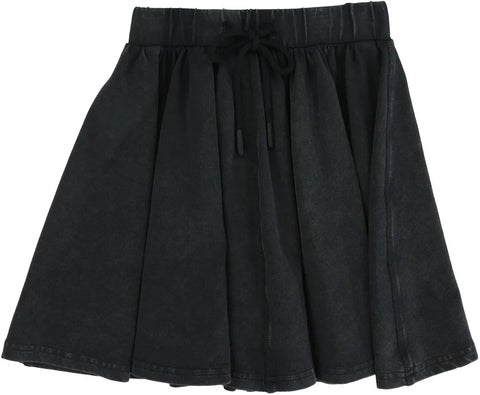 Lil Legs Black Wash Circle Skirt CKT-OFBLA