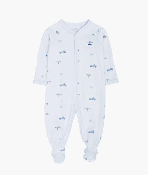 Livly Stockholm Blue Cars Simplicity Footie
