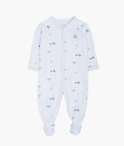 Livly Stockholm Blue Cars Simplicity Footie