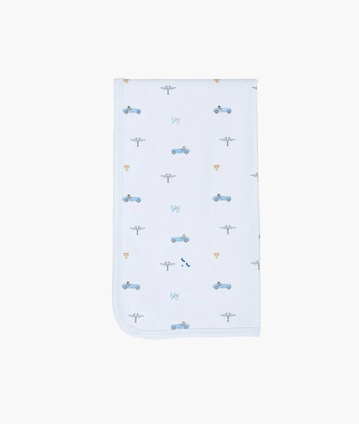 Livly Stockholm Blue Cars Blanket