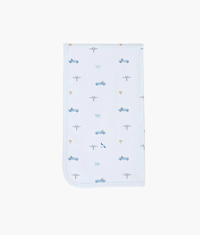 Livly Stockholm Blue Cars Blanket