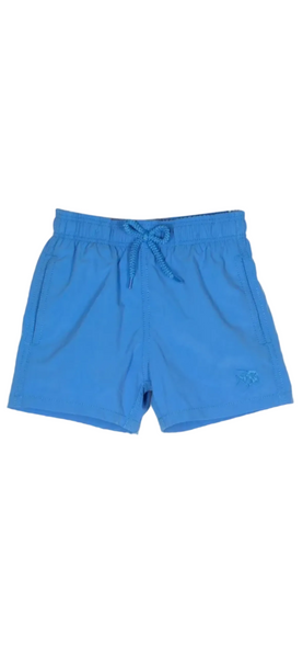 Vilebrequin Blue Embroidered Logo Swim Trunk
