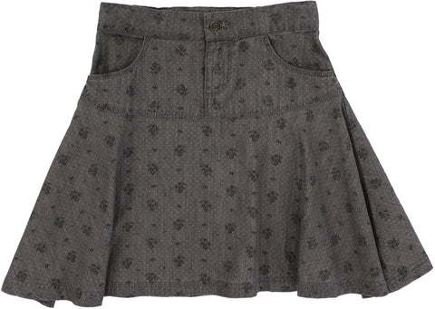 Lil Legs Grey Wash Tencel Skirt DTSK-GRWSH