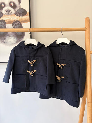 Manuel Frank Navy Blue Coat
