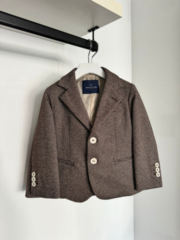 Emanuel Pris Brown Moro Blazer