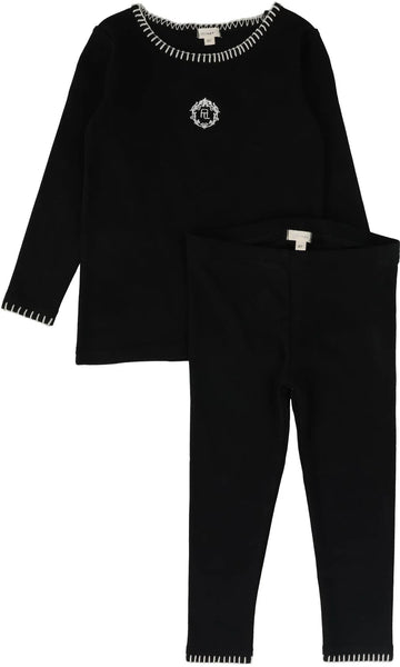 Lil Legs Analogie Black Emblem PJS