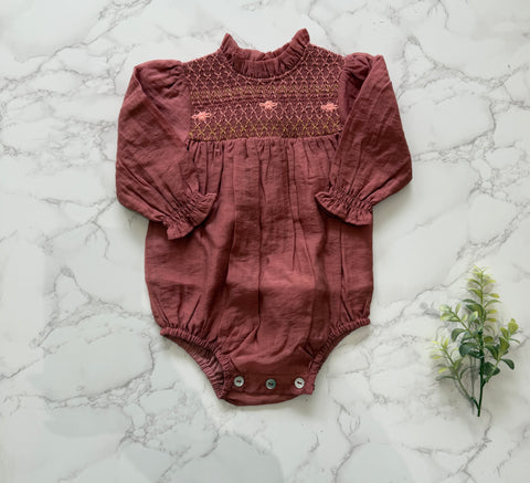 C'era Una Volta Terracotta Mara Romper