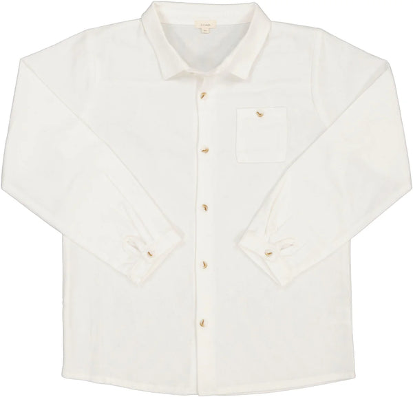 Lil Legs Analogie Winter White Boys Dress Shirt