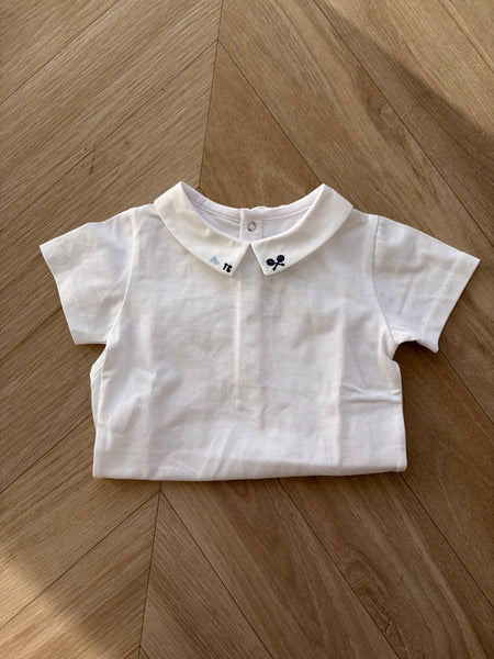 Tartine et Chocolate Blanc Short Sleeve Collared Body CC11001-0126E