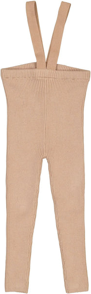 Lil Legs Analogie Dusty Pink Knit Long Suspender Leggings