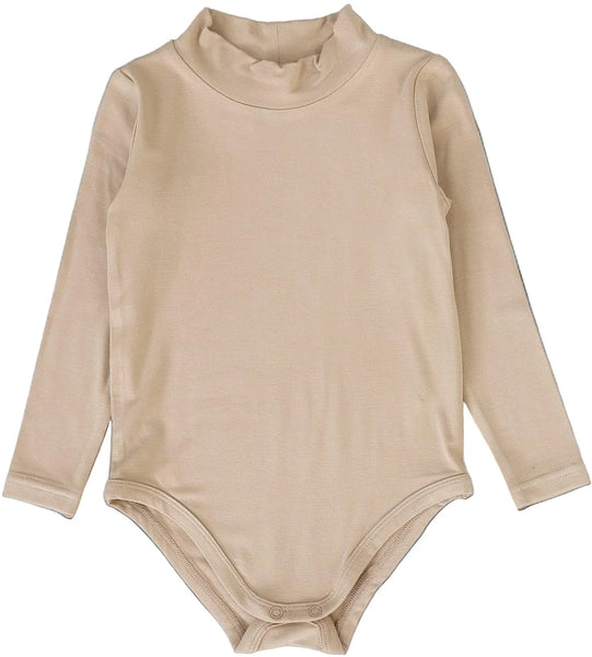Lil Legs Oat Bamboo Mockneck Onesie