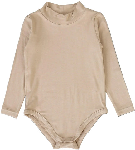 Lil Legs Oat Bamboo Mockneck Onesie
