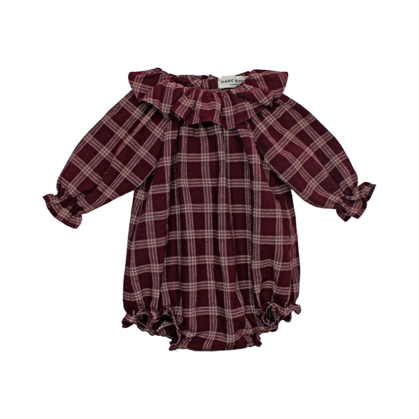 Babe & Tess Checked Chloe Romper