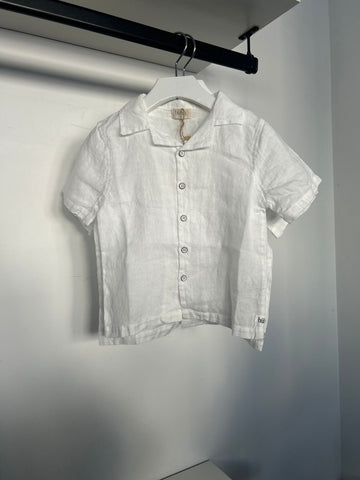 Buho White Linen Shirt