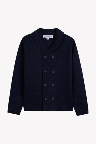 Tartine et Chocolate Marine Doluble Breasted Cardigan