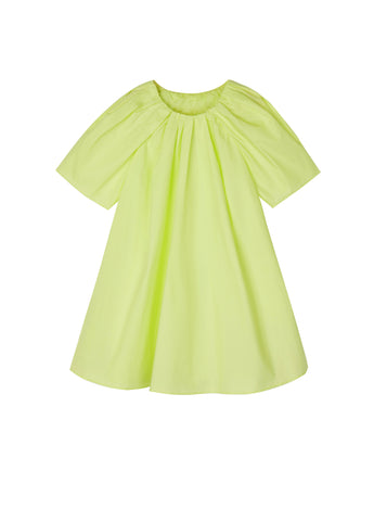 JNBY Neon Green Short Sleeve Dress