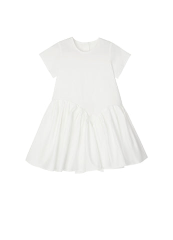 JNBY White Short Sleeve Dress