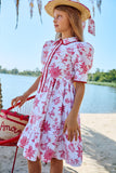 Patachou Red Blossom Dress