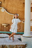 Patachou Ecru Short Sleeve Blouse