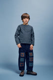 Bebe Organic Anton Midnight Jacquard Shirt