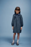 Bebe Organic Annette Midnight Jacquard Dress