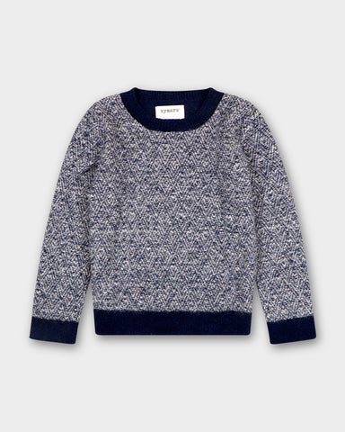Aymara Navy & Ecru Sweater
