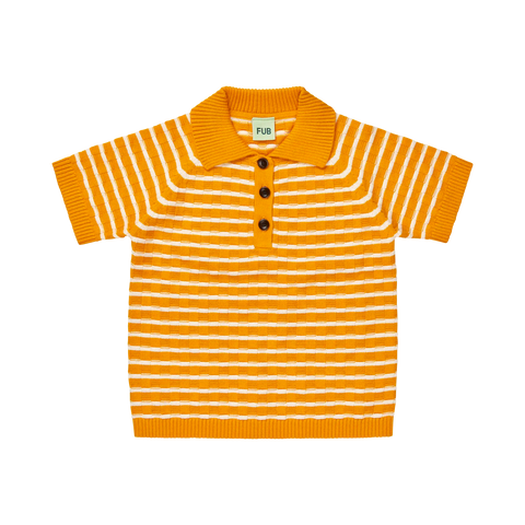 FUB Sunflower Checked Polo