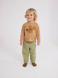 Bobo Choses Baby Light Brown Mouse Long Sleeve T-shirt