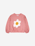 Bobo Choses Baby Pink  Big Flower Long Sleeve T-shirt