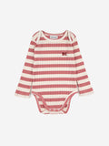 Bobo Choses Baby Maroon Stripes Body Pack