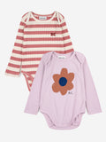 Bobo Choses Baby Maroon Stripes Body Pack