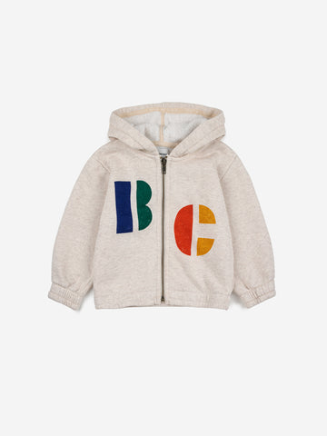 Bobo Choses Baby Beige Multicolor BC Zipped Hoodie