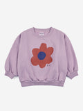 Bobo Choses Lavender Big Flower Sweatshirt