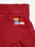 Bobo Choses Red Funny Friends Skirt