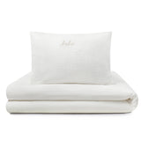 Domani Home 3 Piece White Crib Set in Pouch with Inserts Included