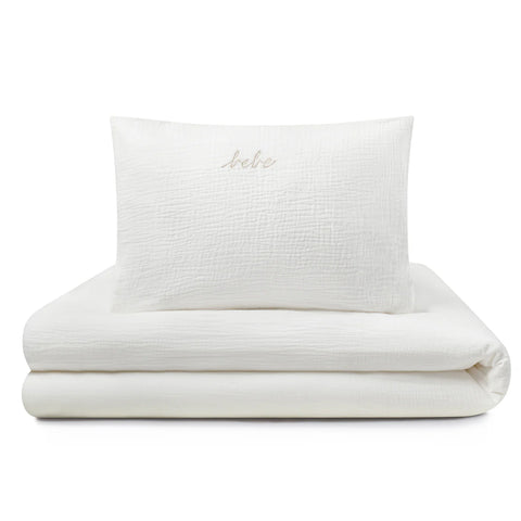 Domani Home 3 Piece White Crib Set in Pouch with Inserts Included