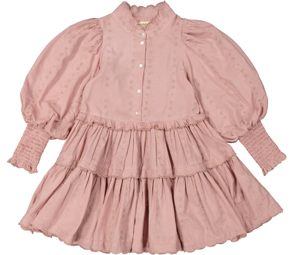 Marmar Copenhagen Cream Taupe Heart Dela Dress